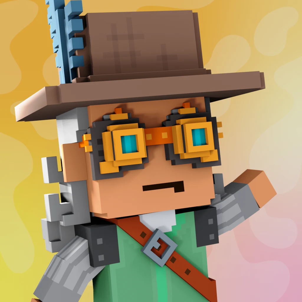 Pirate #6656 voxel render