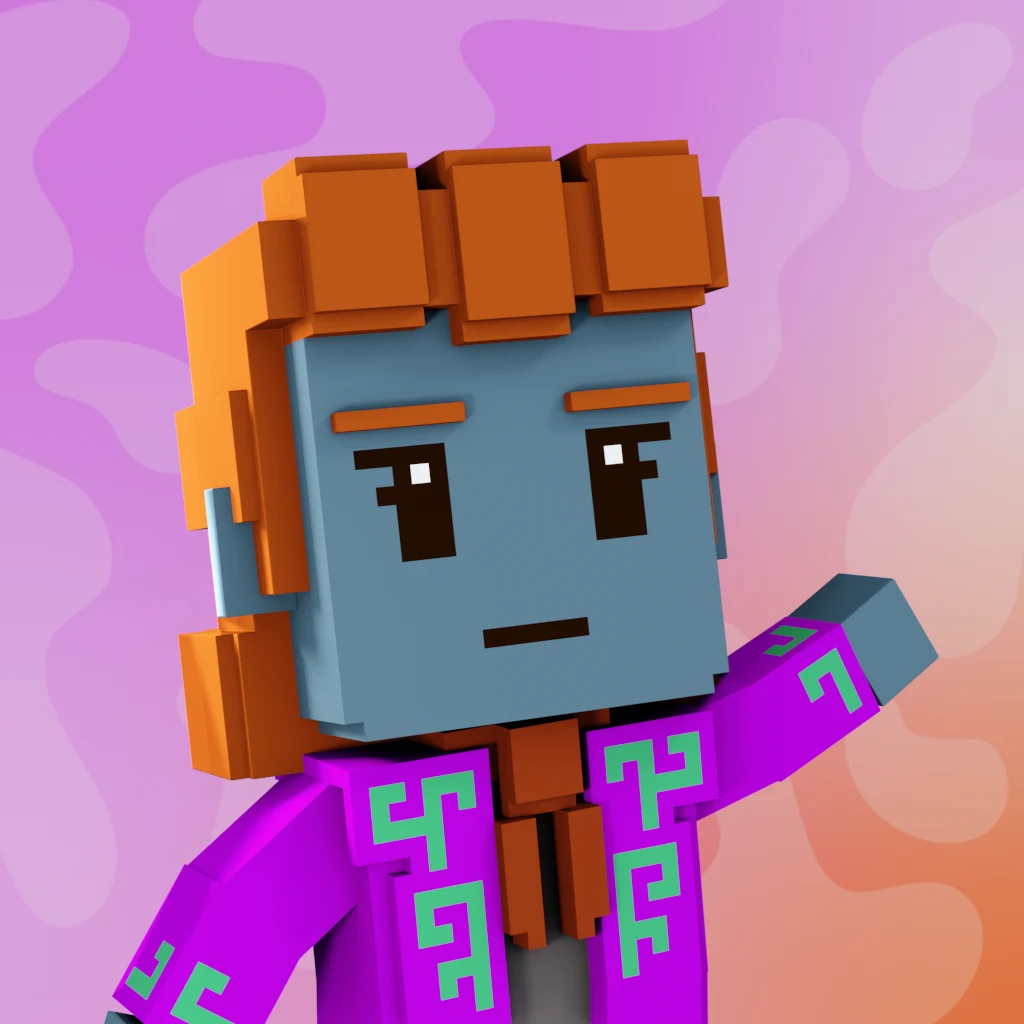 Pirate #6657 voxel render