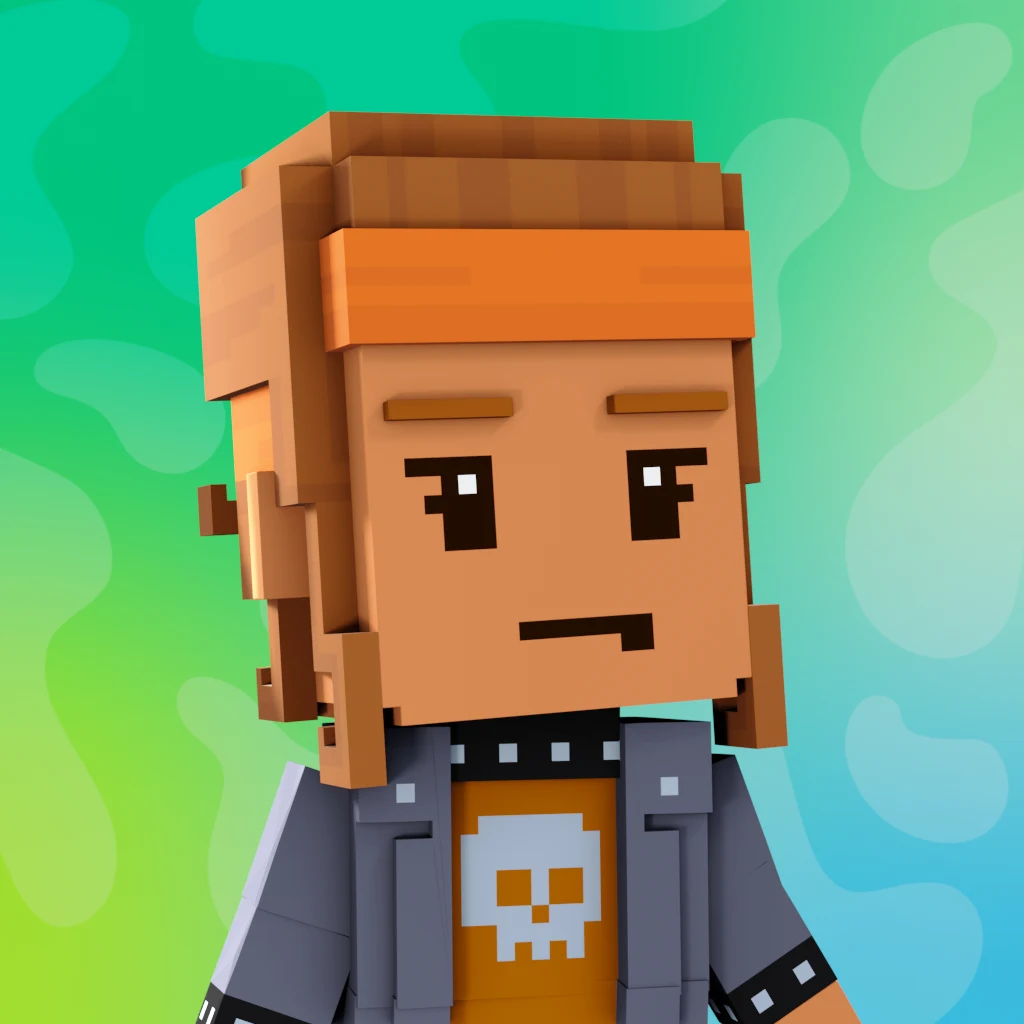 Pirate #6659 voxel render