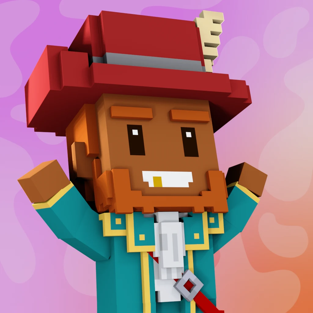 Pirate #666 voxel render