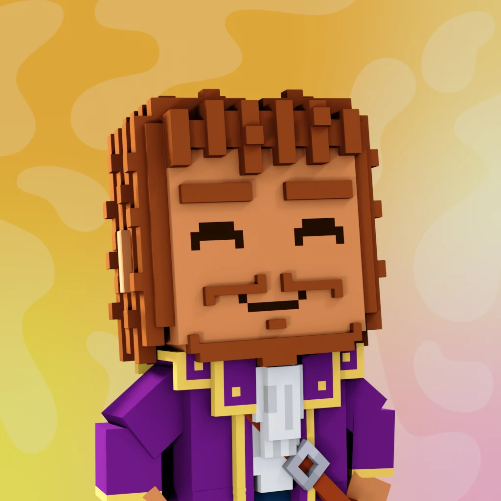 Pirate #6660 voxel render