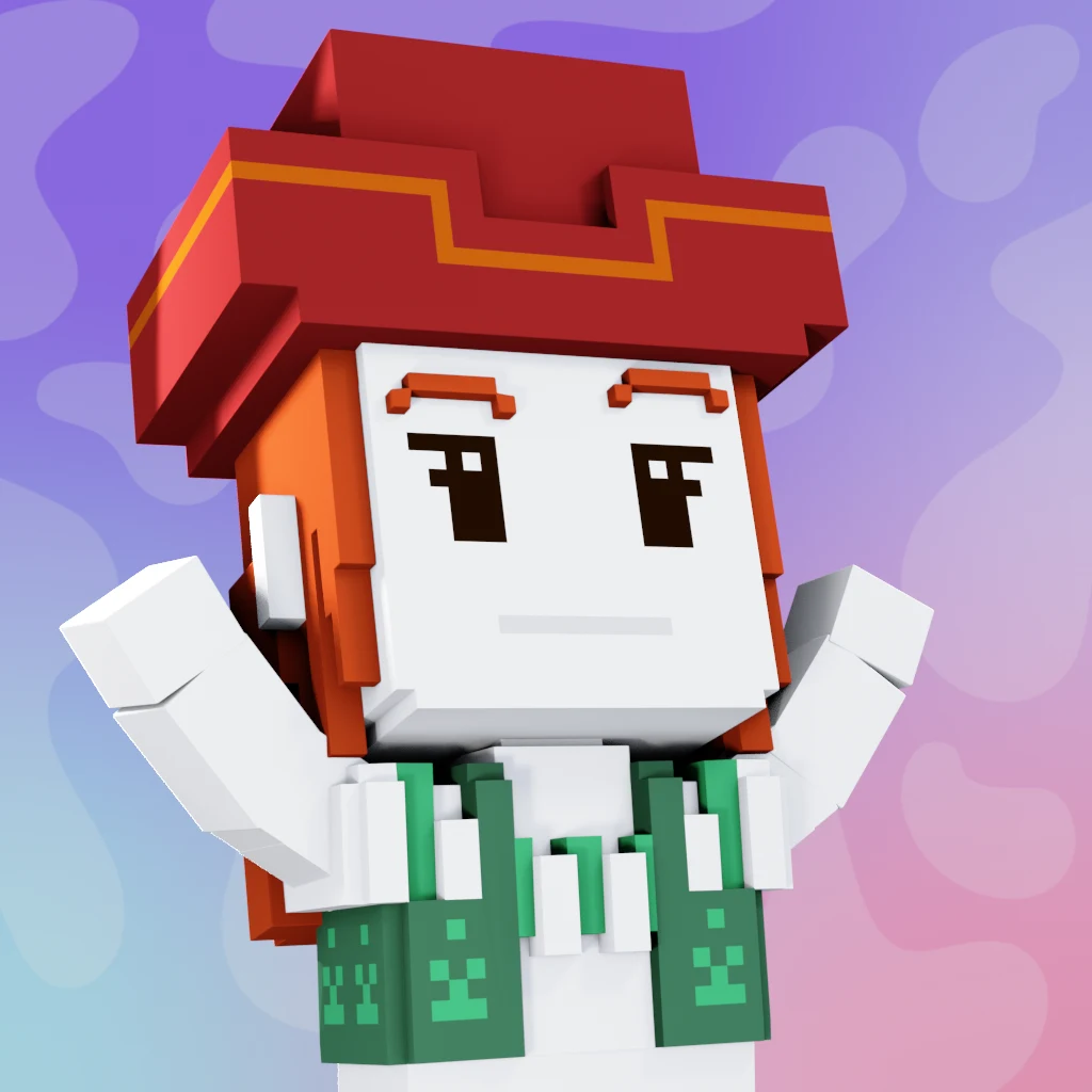 Pirate #6661 voxel render