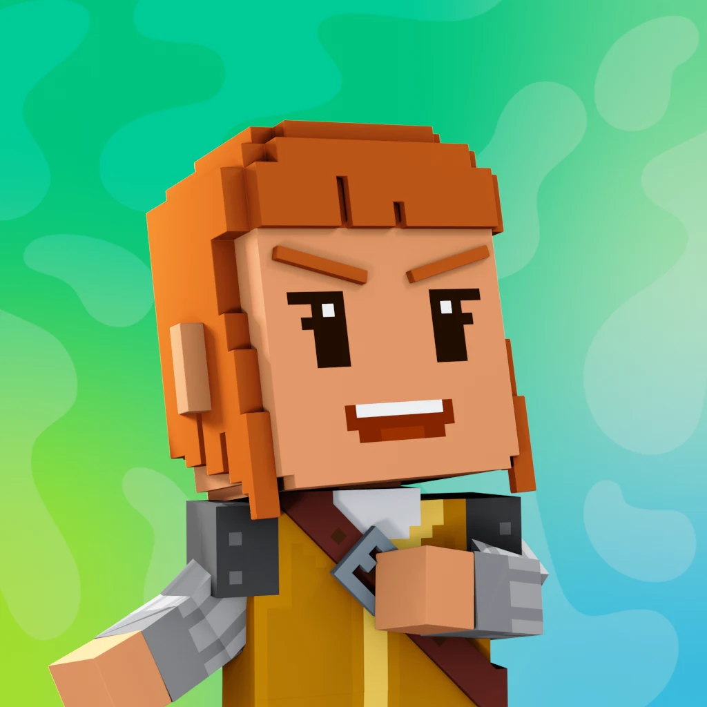 Pirate #6662 voxel render