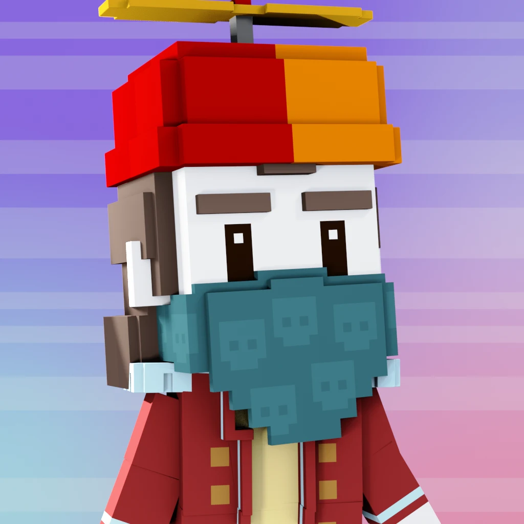 Pirate #6663 voxel render