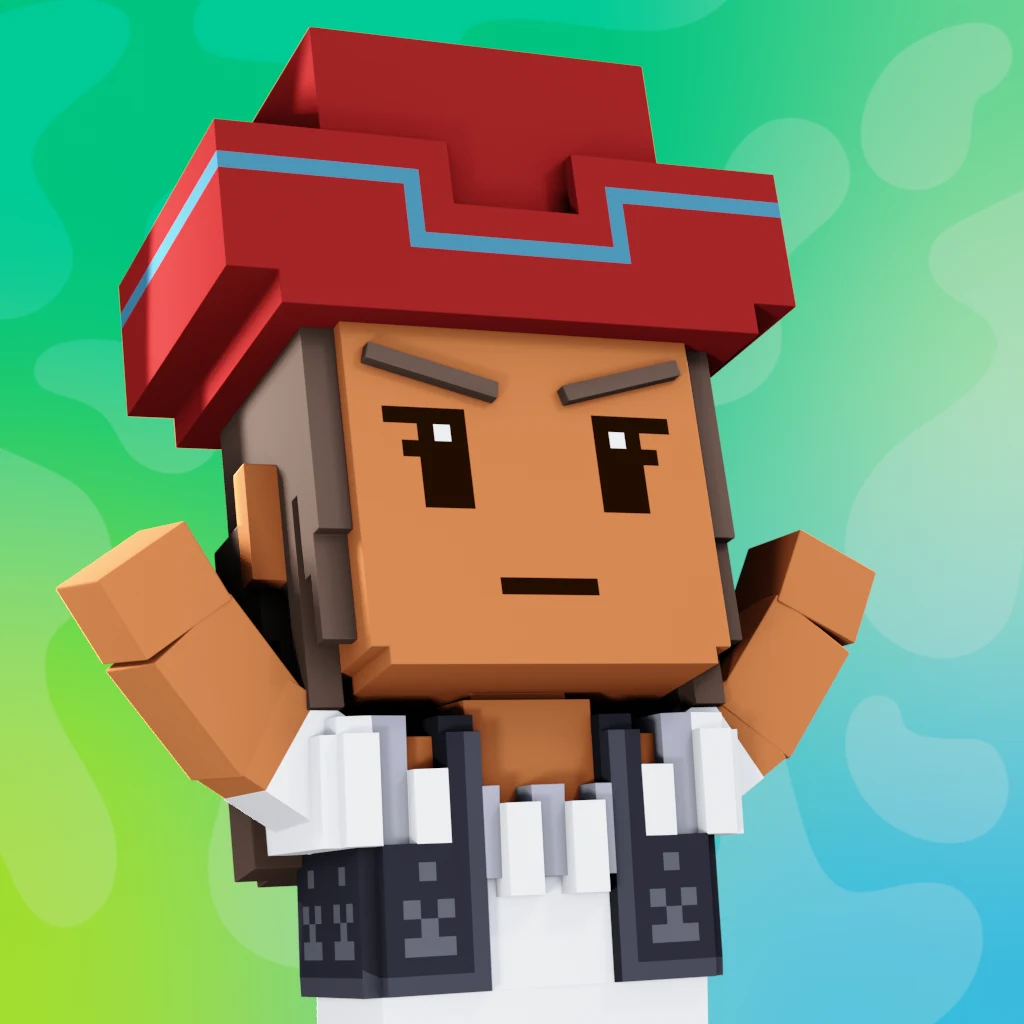 Pirate #6665 voxel render