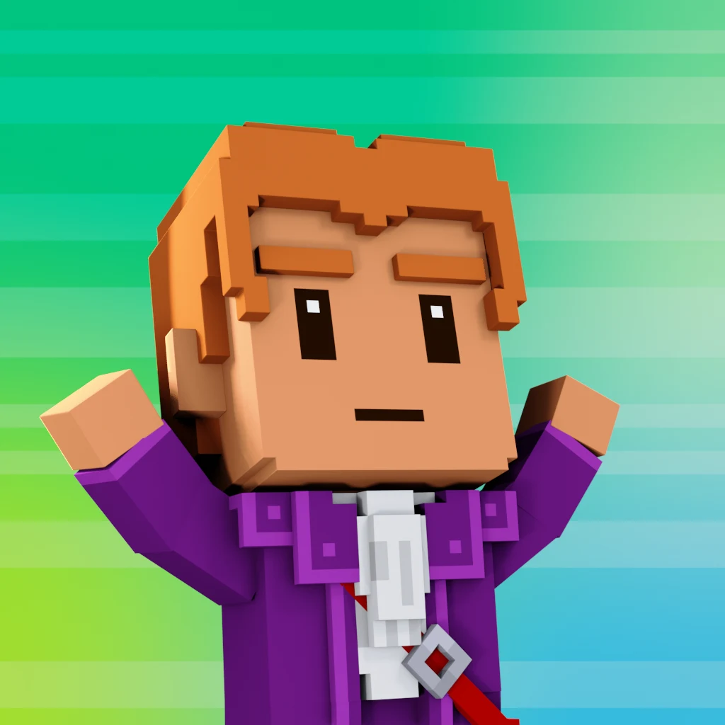 Pirate #6666 voxel render