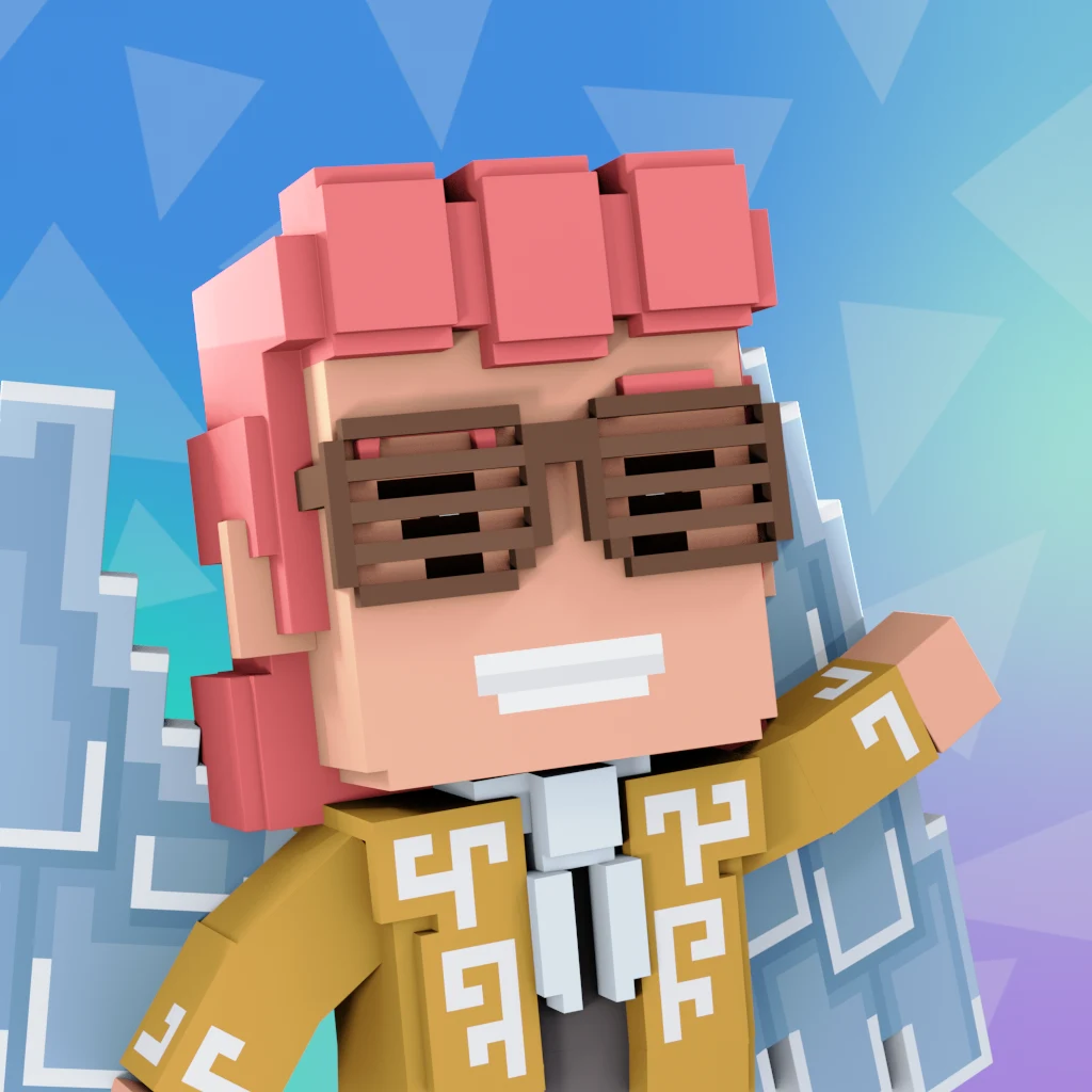 Pirate #6669 voxel render