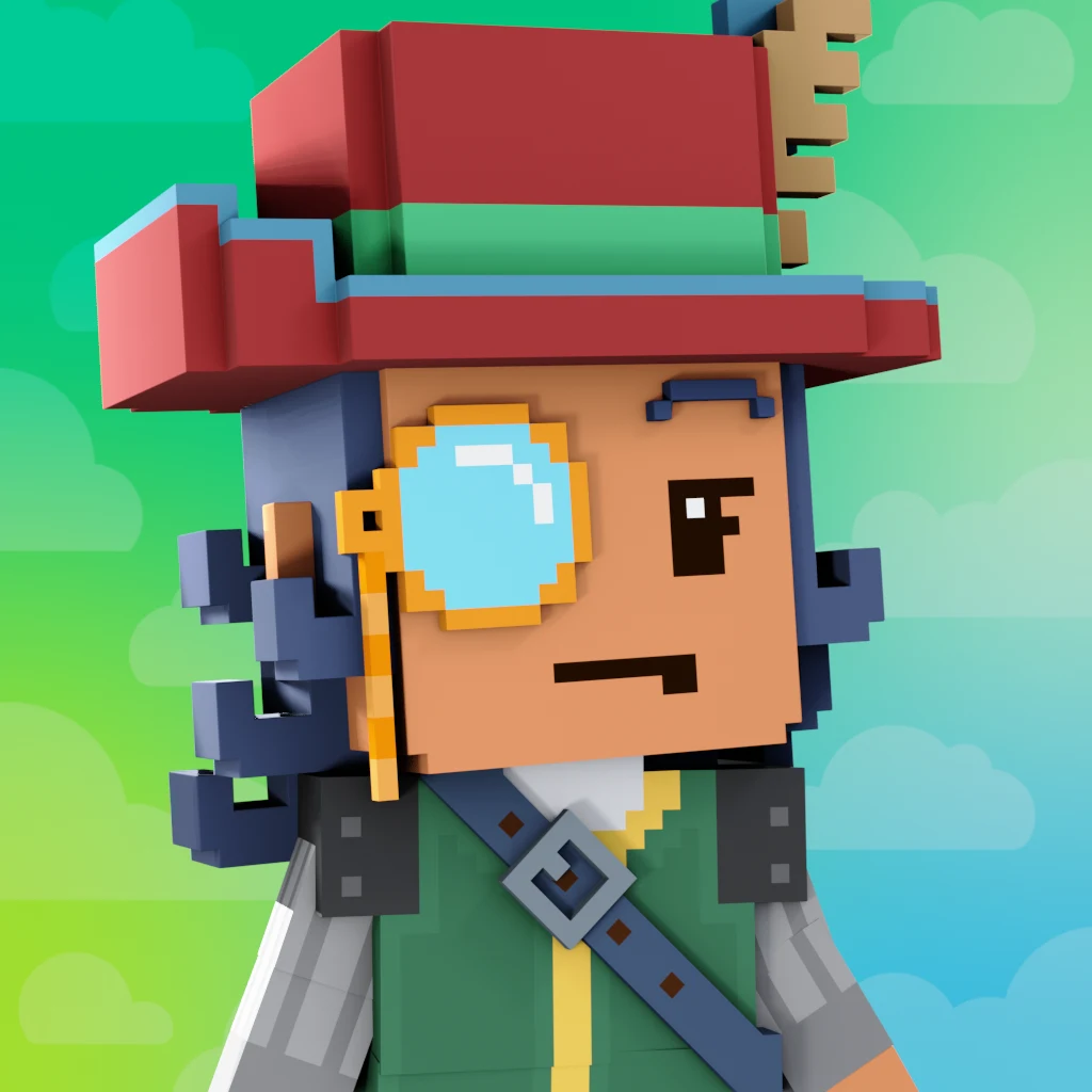 Pirate #6670 voxel render