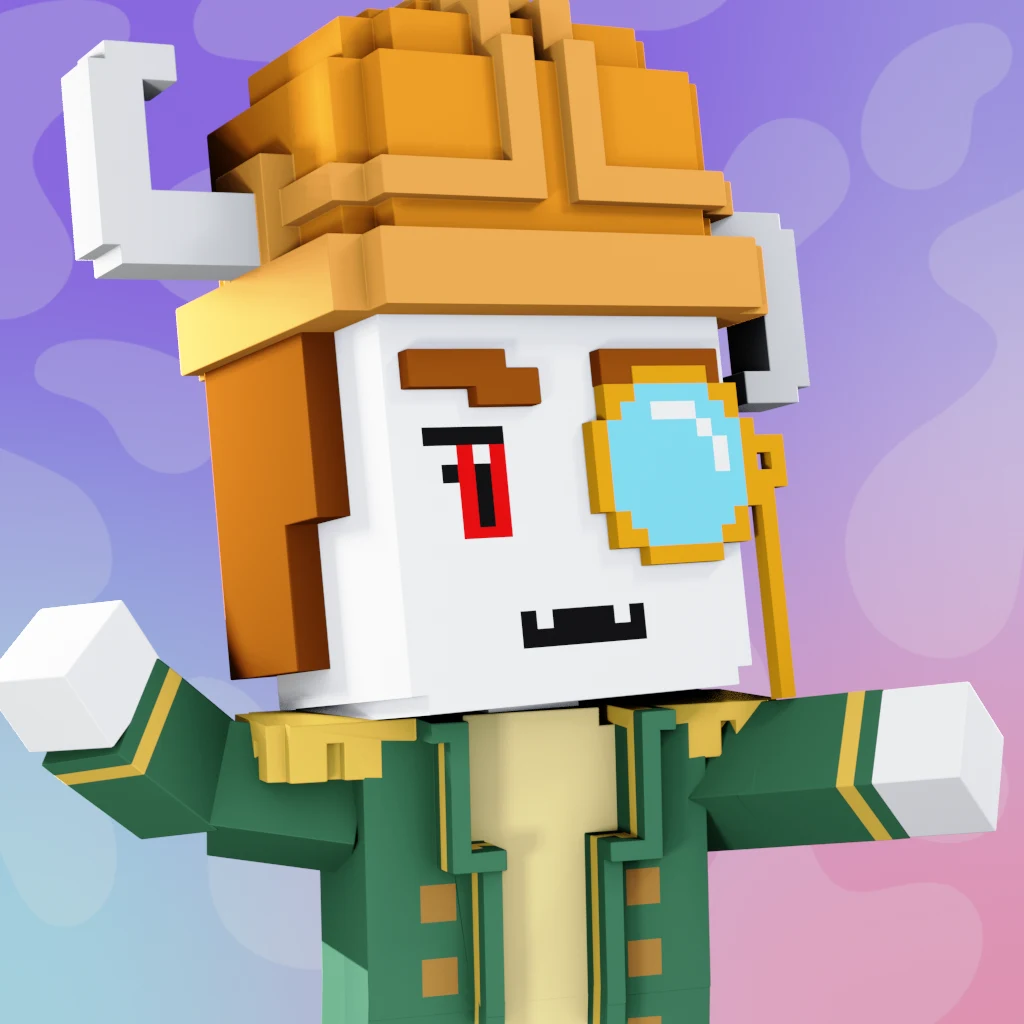 Pirate #6671 voxel render