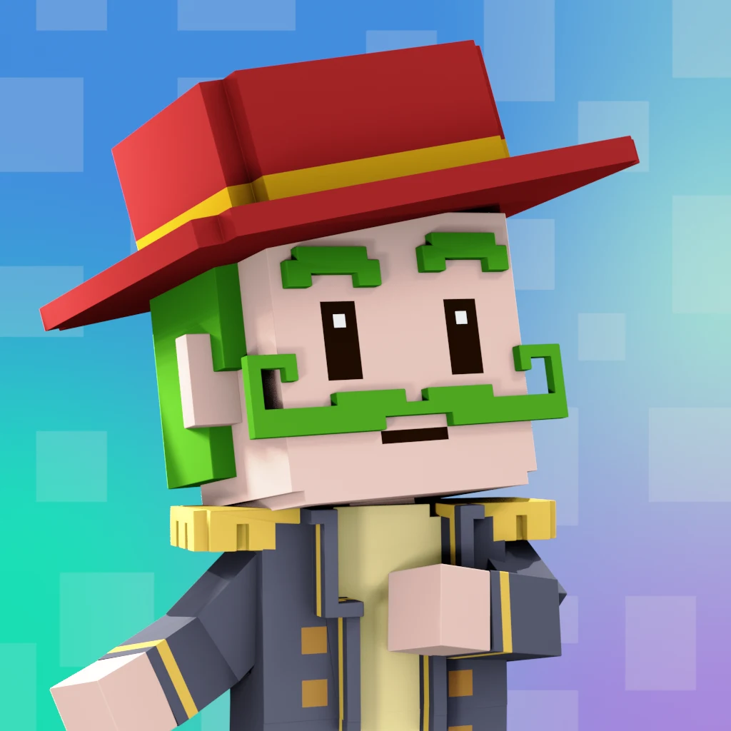 Pirate #6676 voxel render