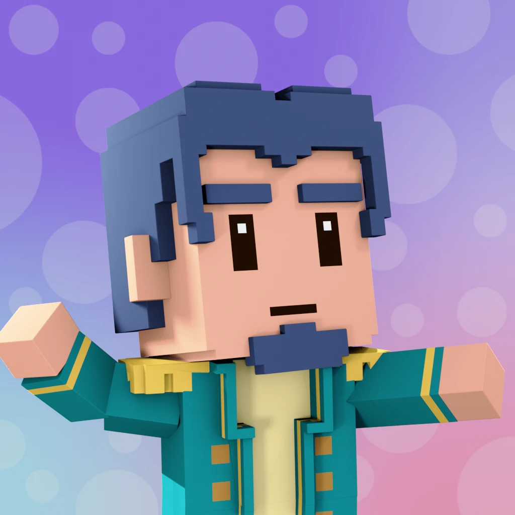 Pirate #6680 voxel render