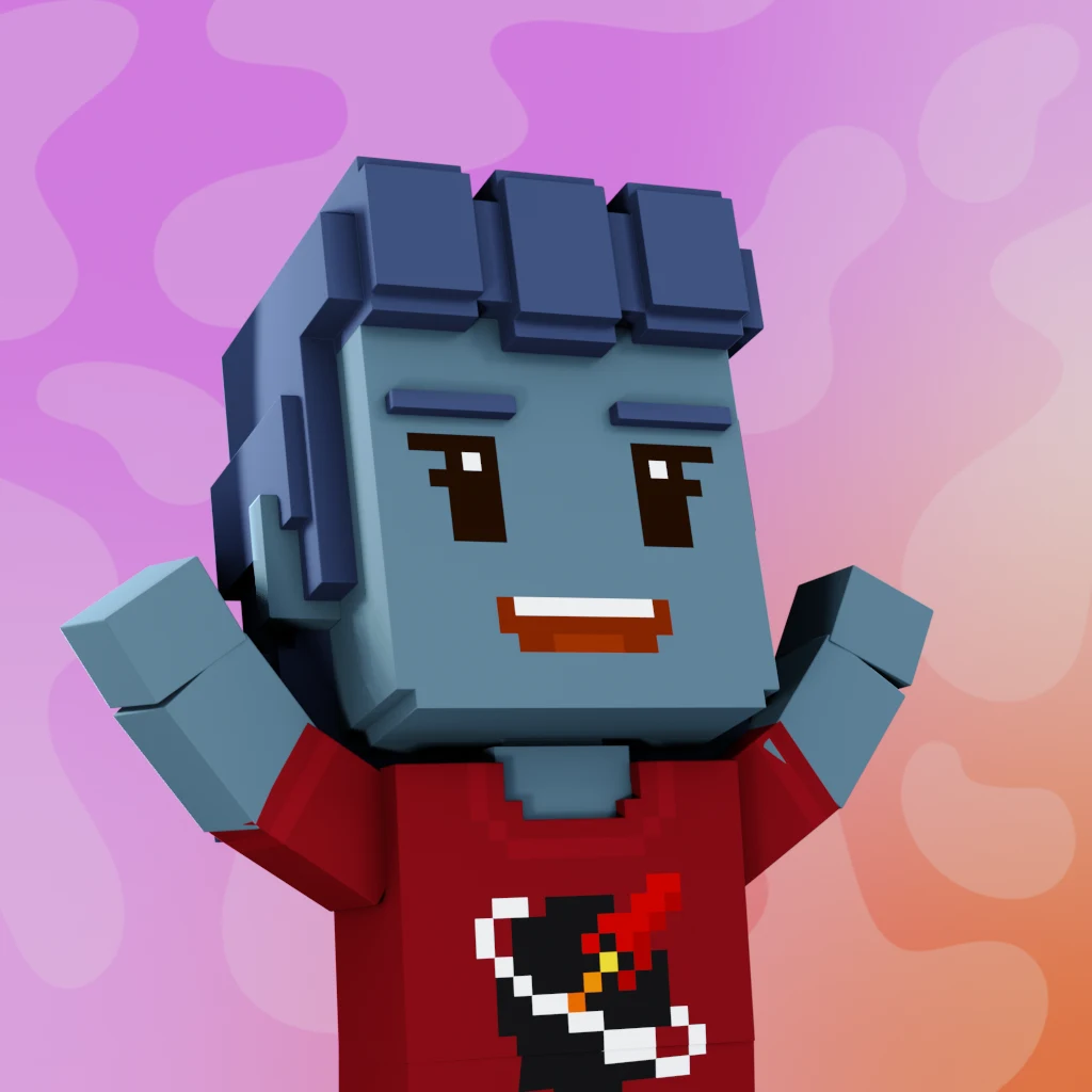 Pirate #6682 voxel render