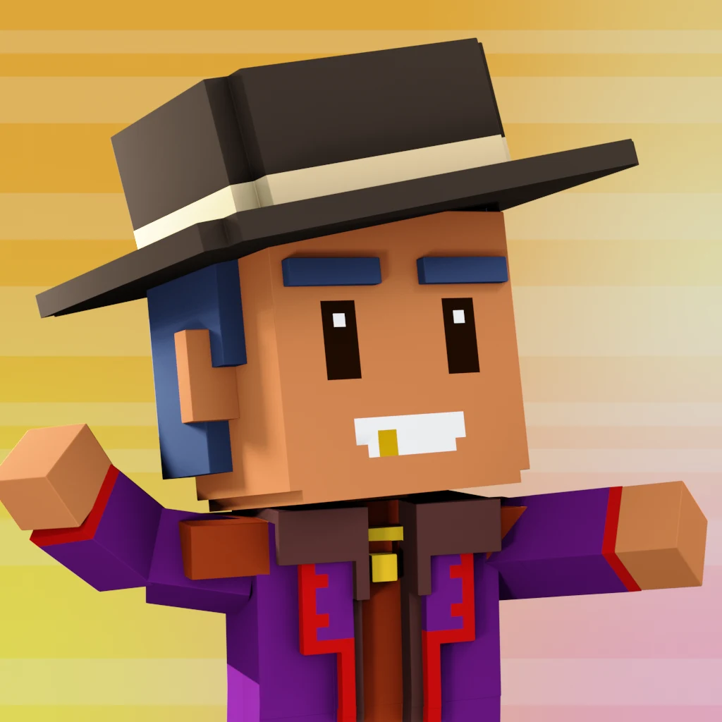 Pirate #6683 voxel render
