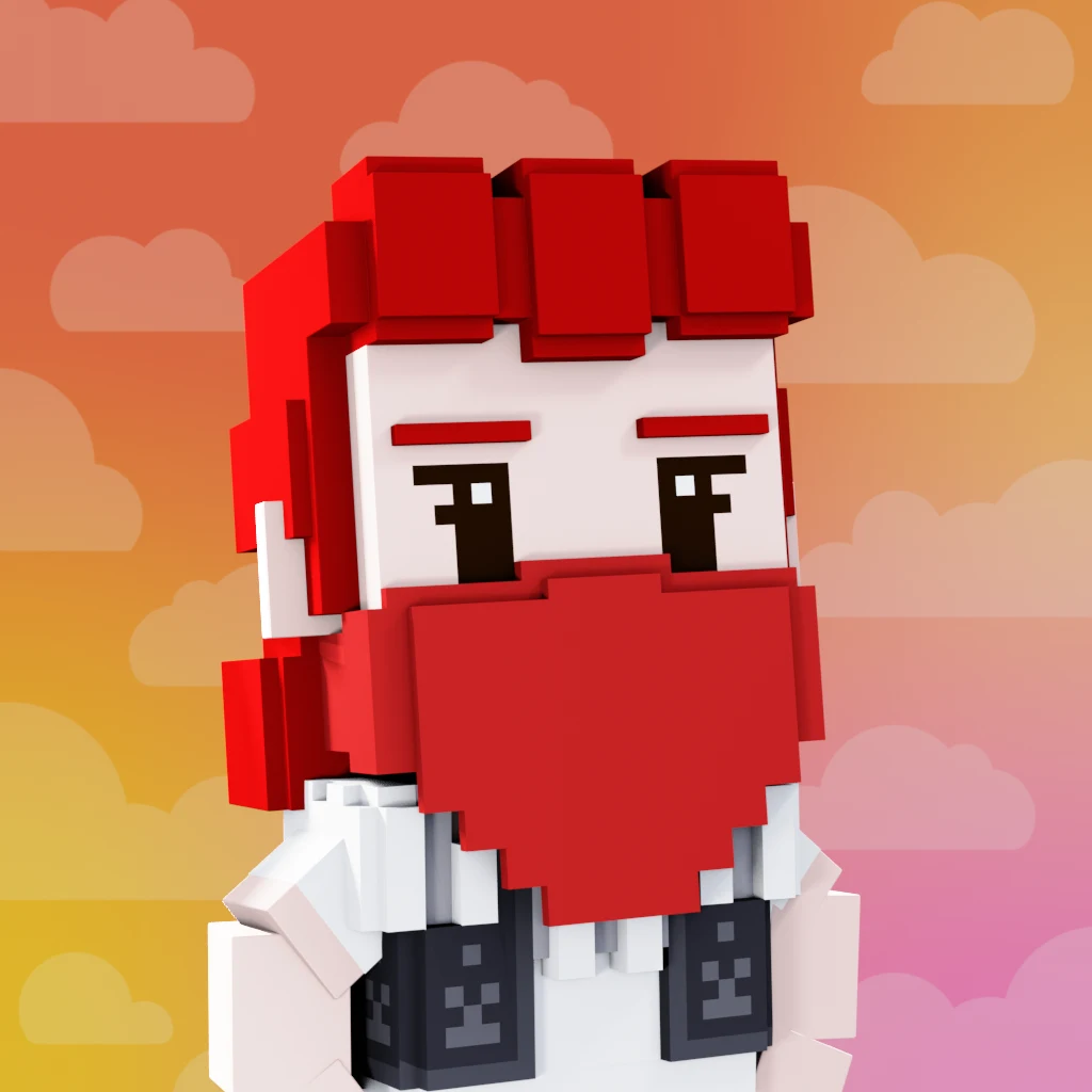 Pirate #6686 voxel render