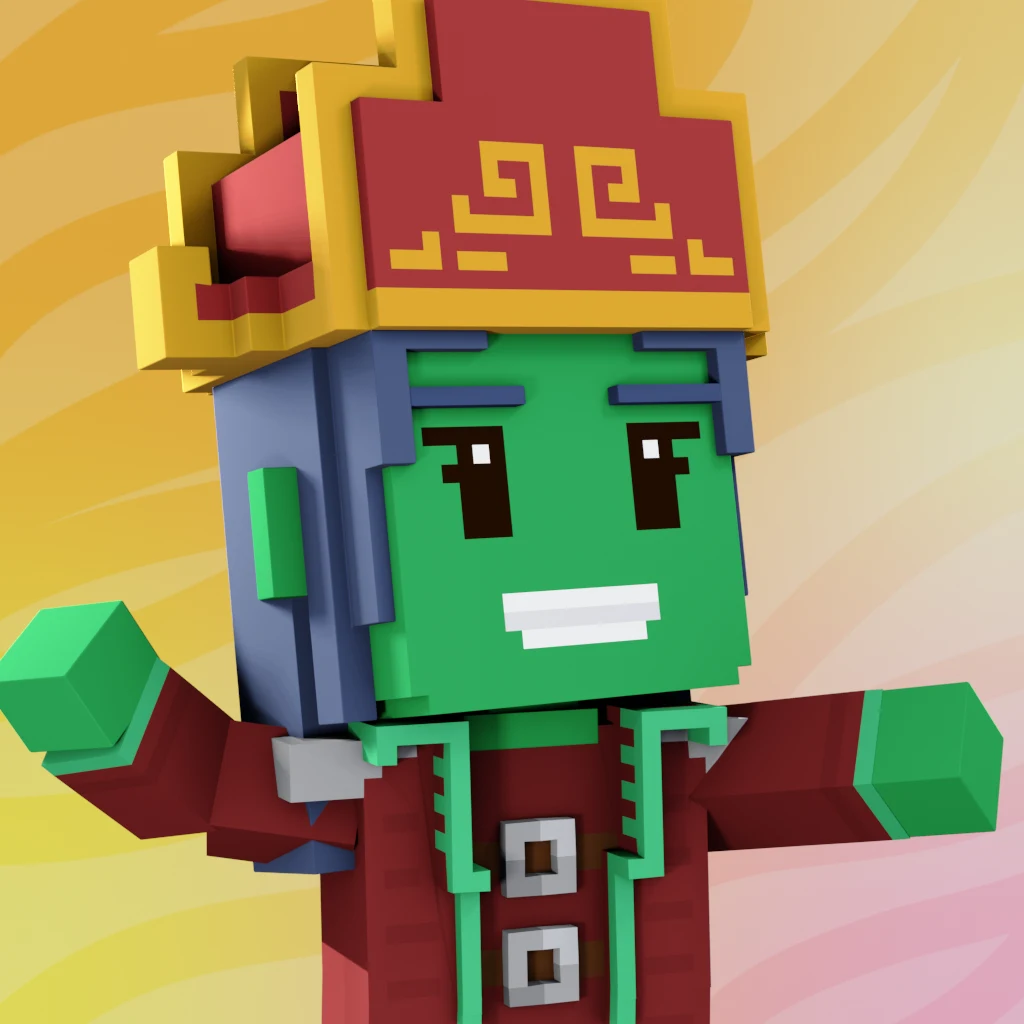 Pirate #6688 voxel render