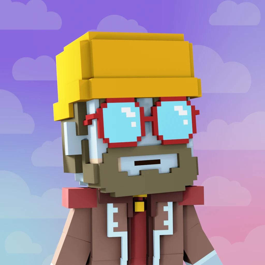 Pirate #669 voxel render