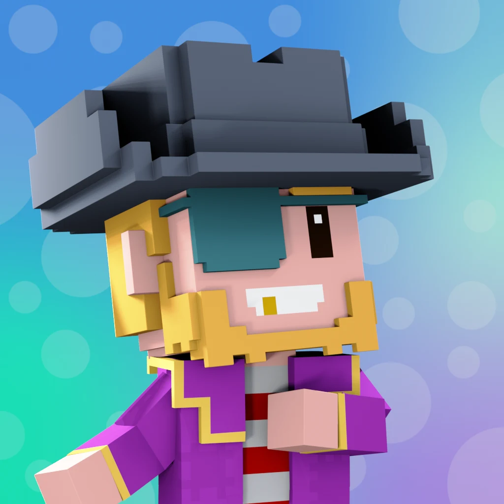 Pirate #6697 voxel render