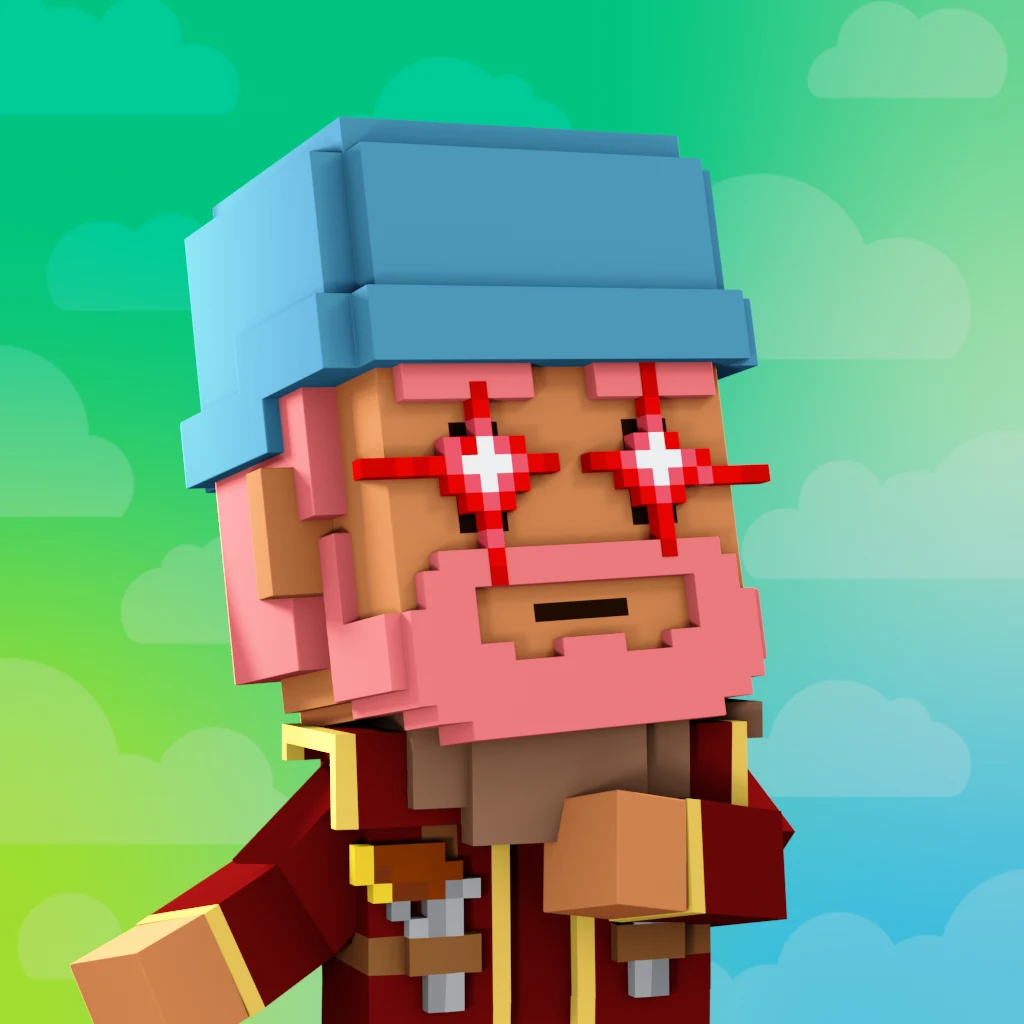 Pirate #6700 voxel render