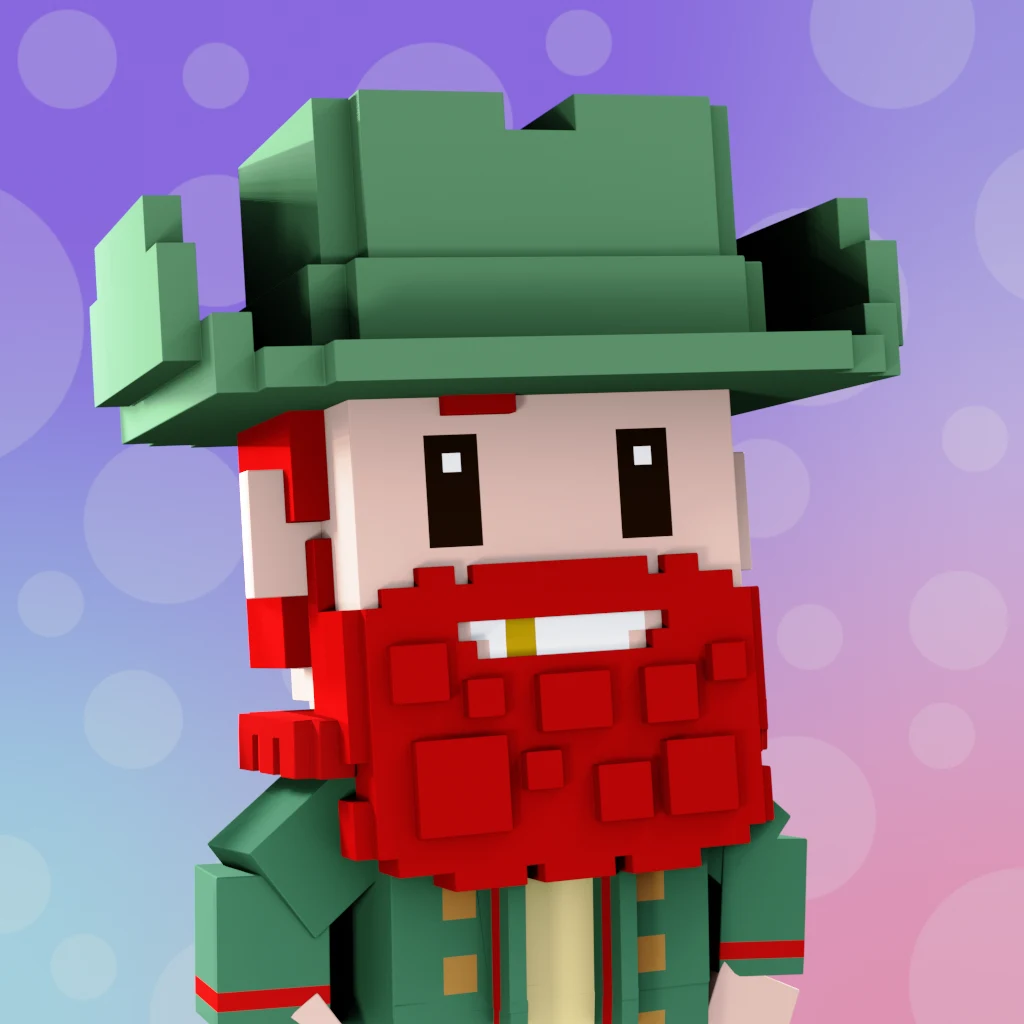Pirate #6701 voxel render