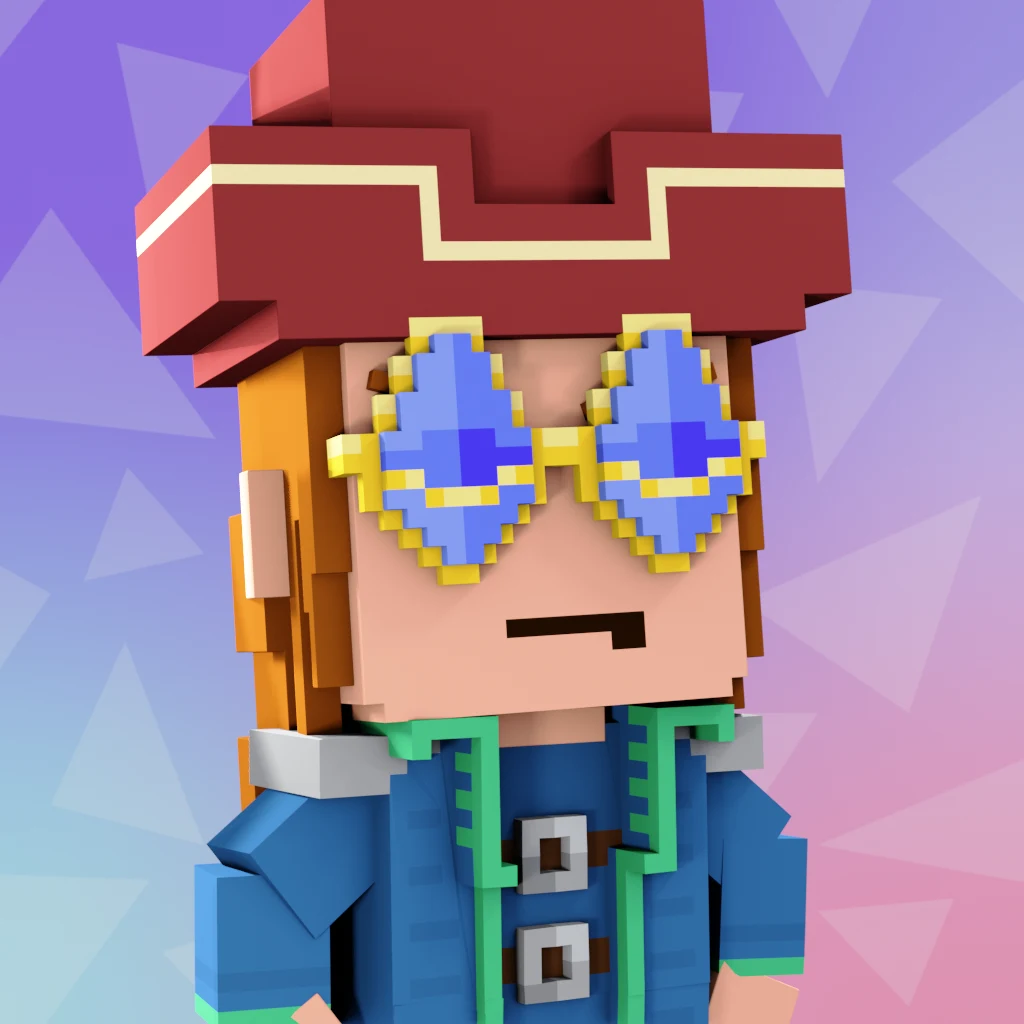 Pirate #671 voxel render