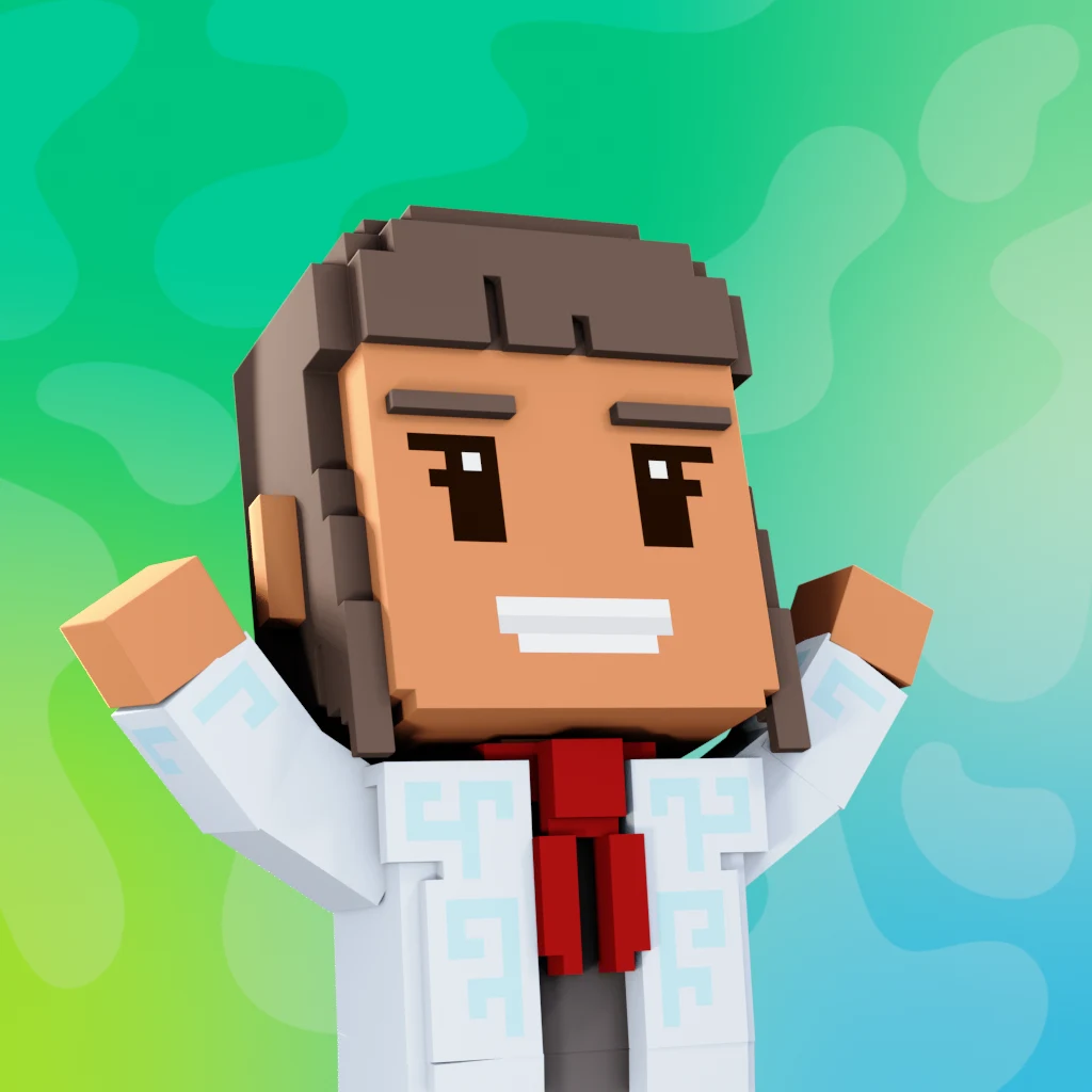 Pirate #6710 voxel render