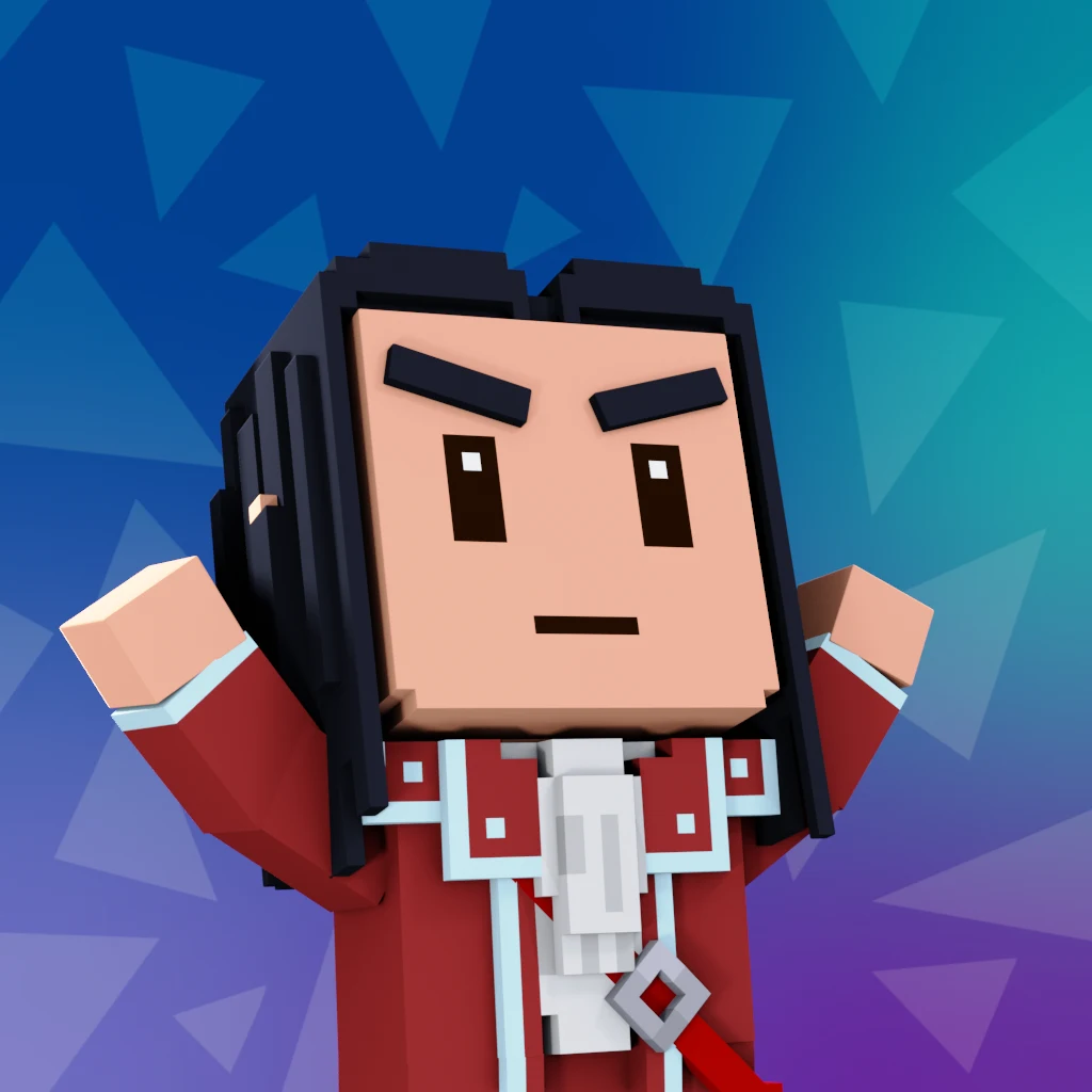 Pirate #6712 voxel render