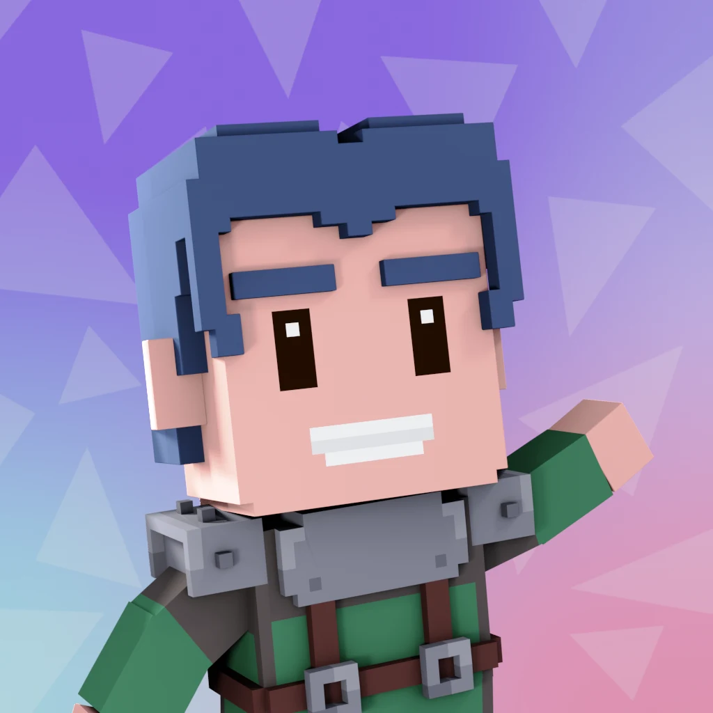 Pirate #6715 voxel render