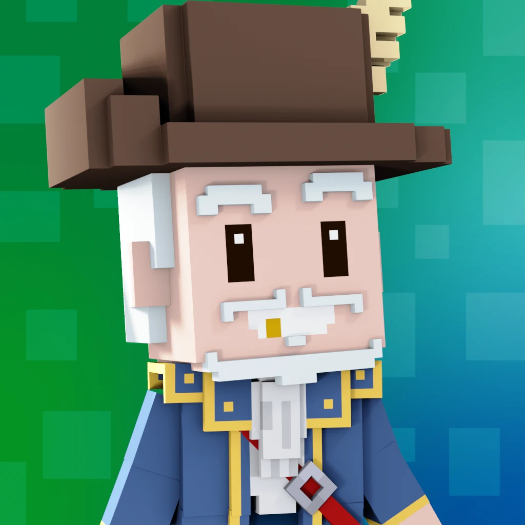 Pirate #6716 voxel render