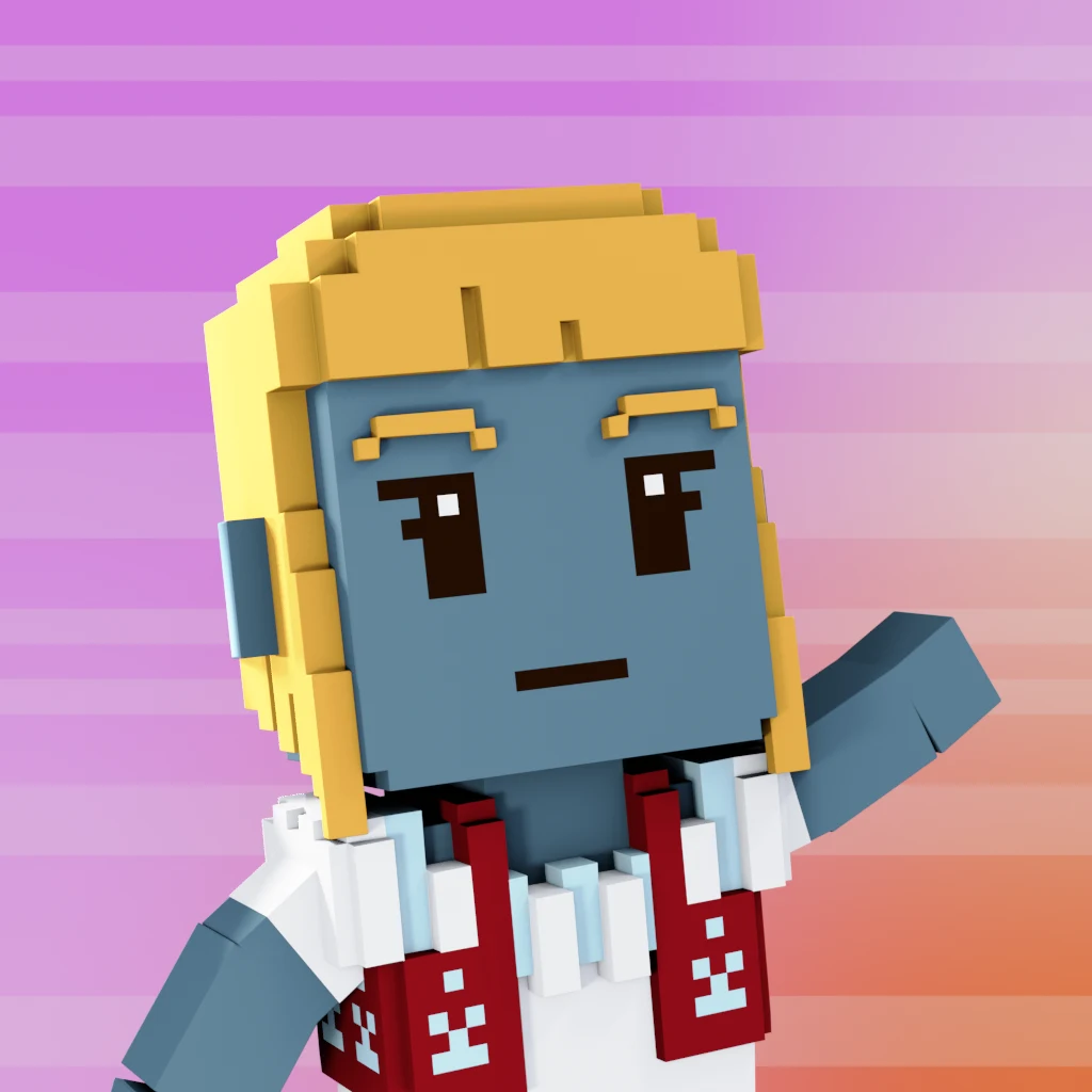 Pirate #6717 voxel render