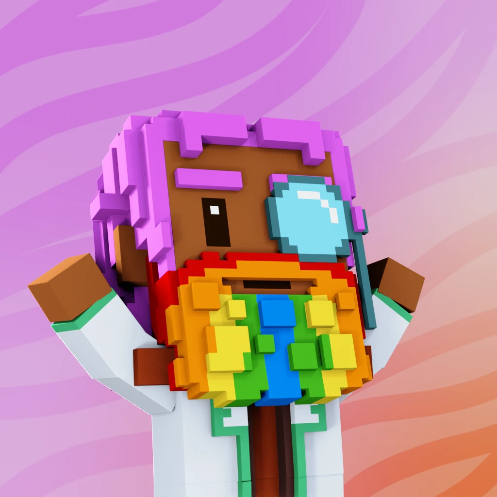 Pirate #6718 voxel render