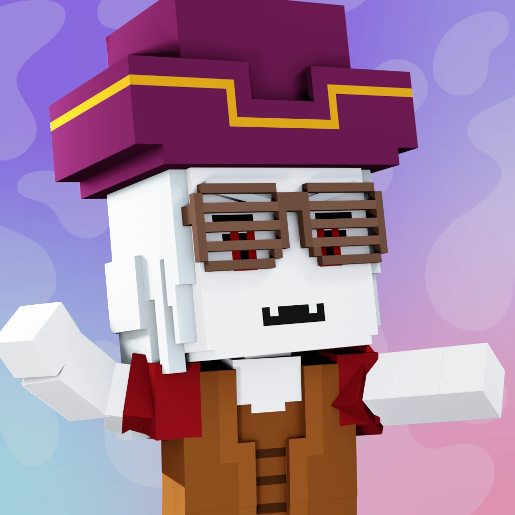 Pirate #6719 voxel render