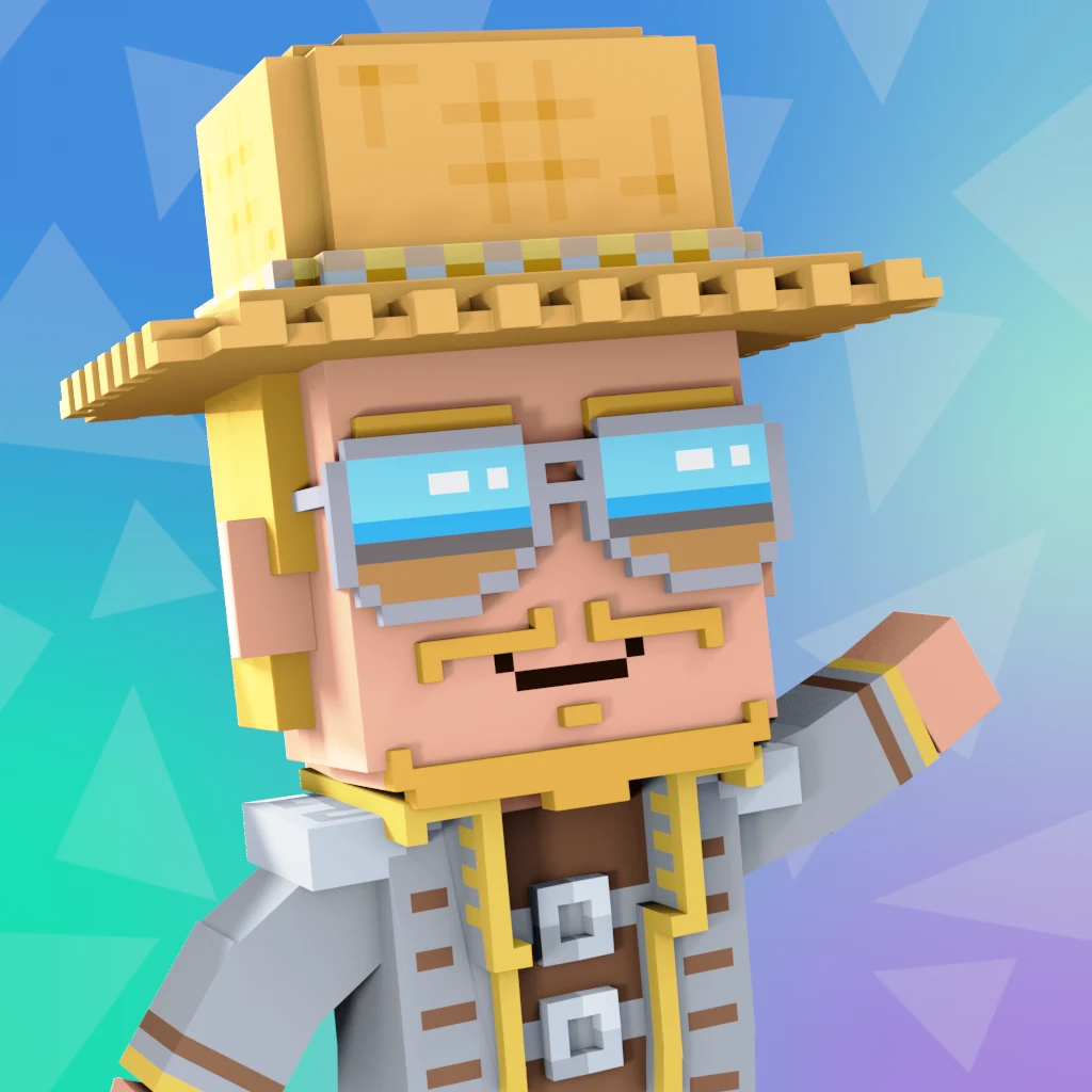 Pirate #672 voxel render