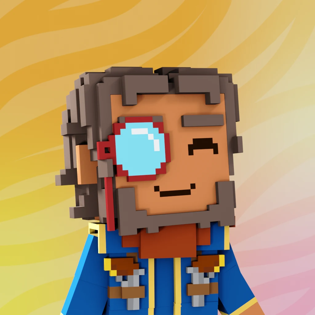 Pirate #6720 voxel render