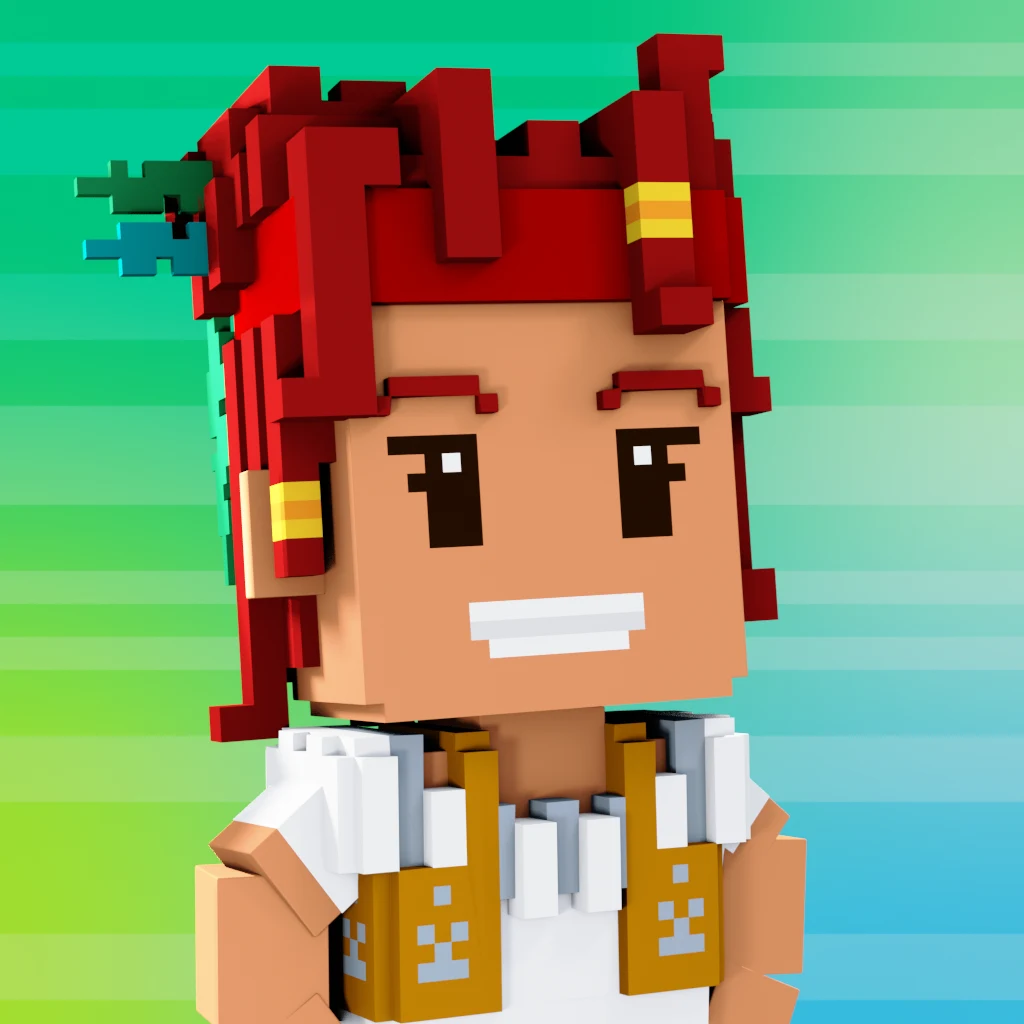 Pirate #6723 voxel render