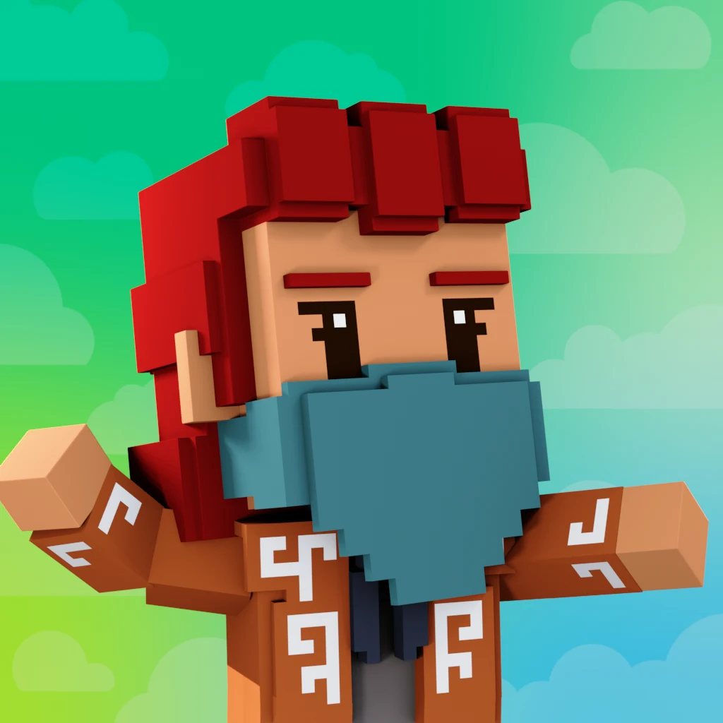 Pirate #6724 voxel render