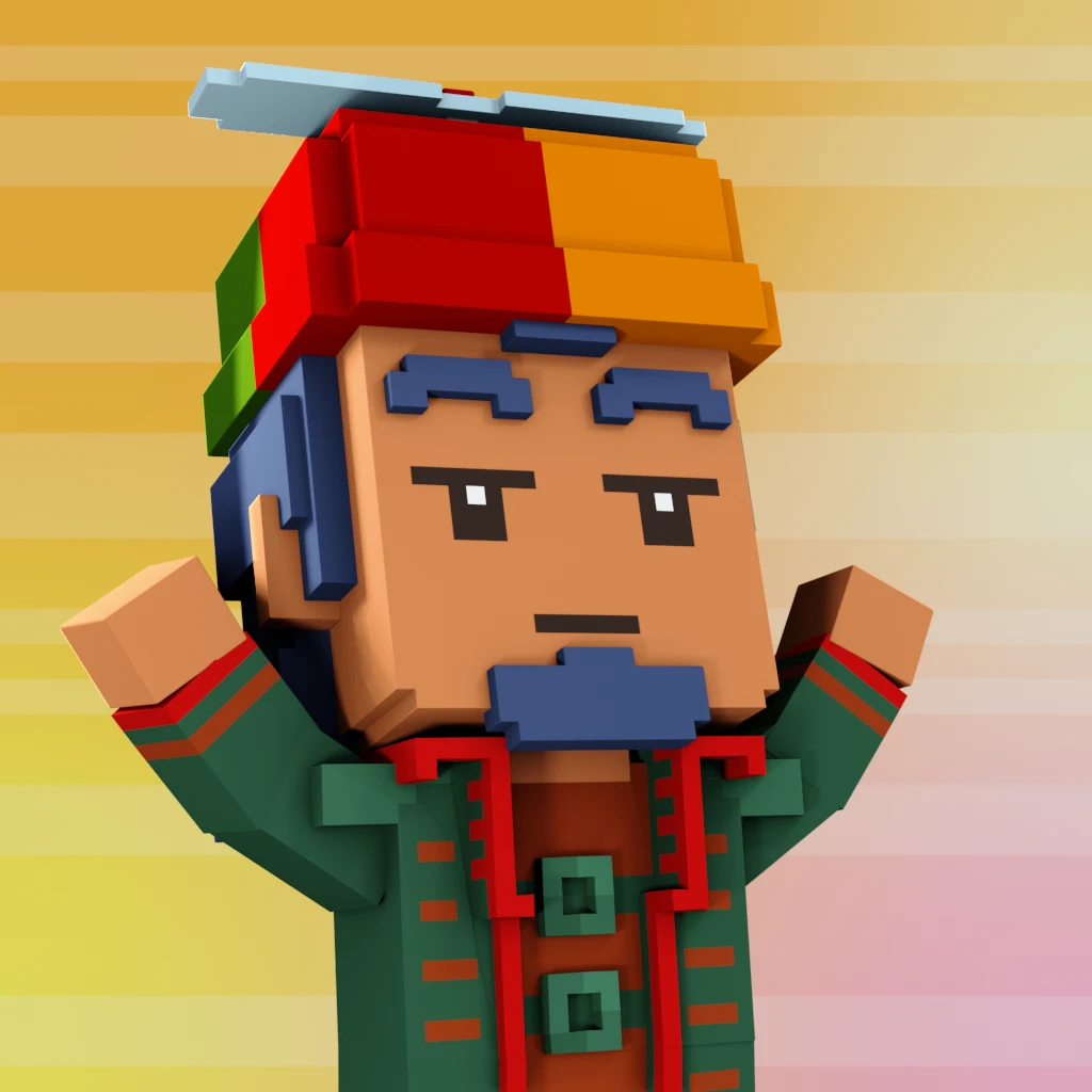 Pirate #6725 voxel render