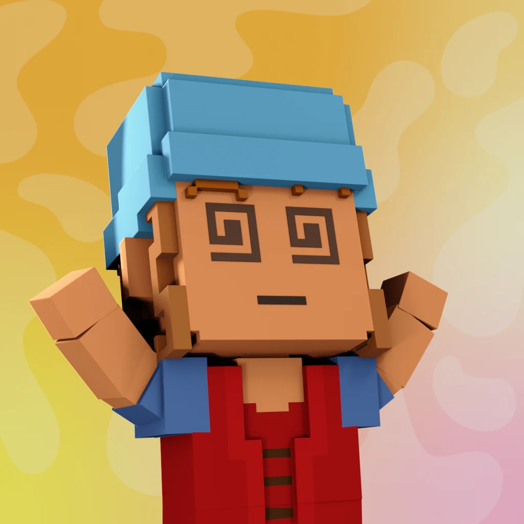 Pirate #6731 voxel render