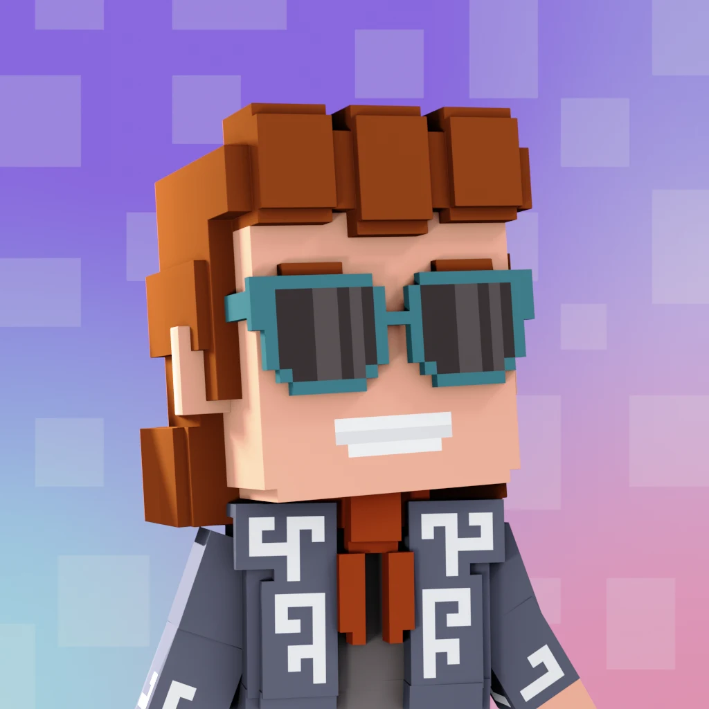 Pirate #6733 voxel render