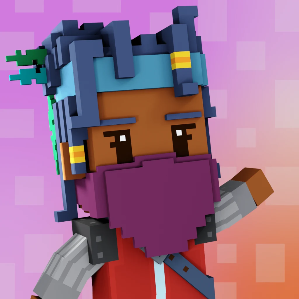 Pirate #6734 voxel render
