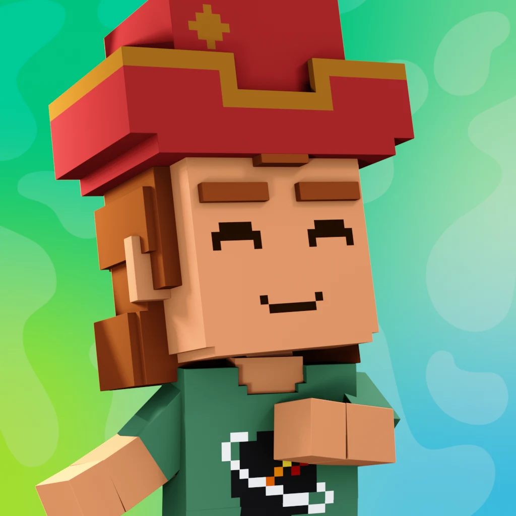 Pirate #6736 voxel render