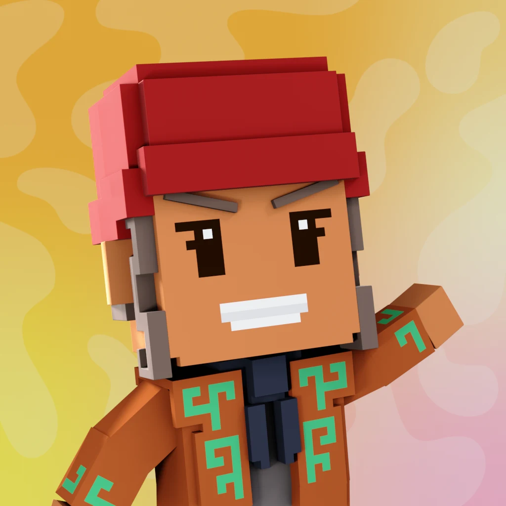 Pirate #6737 voxel render