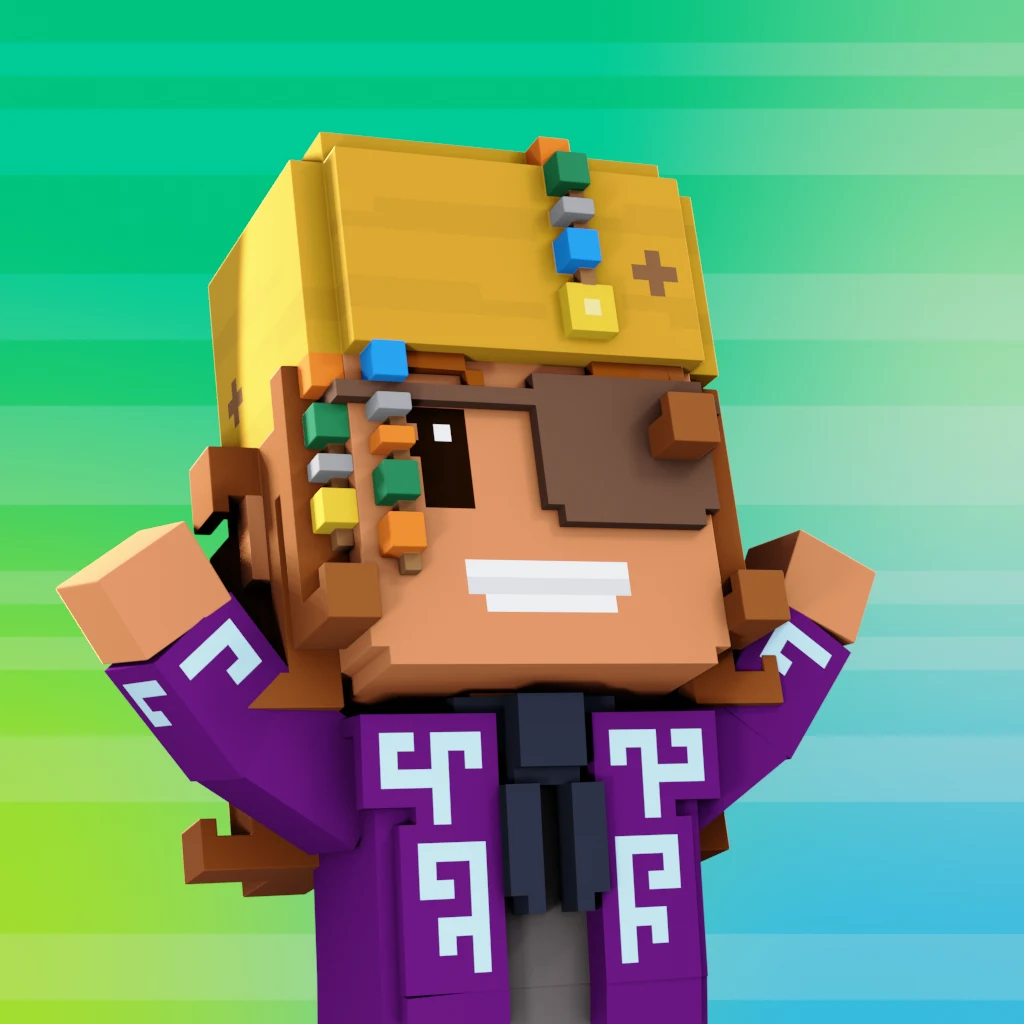 Pirate #6738 voxel render