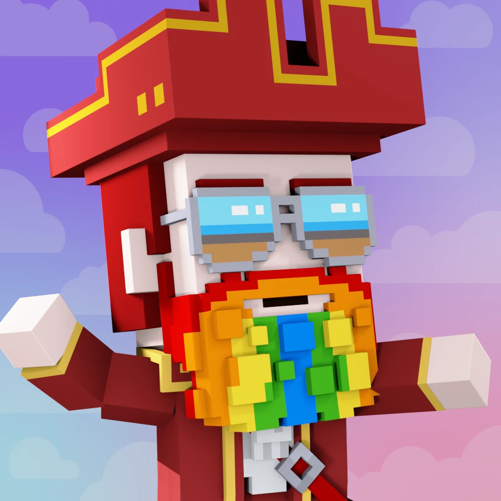 Pirate #6743 voxel render