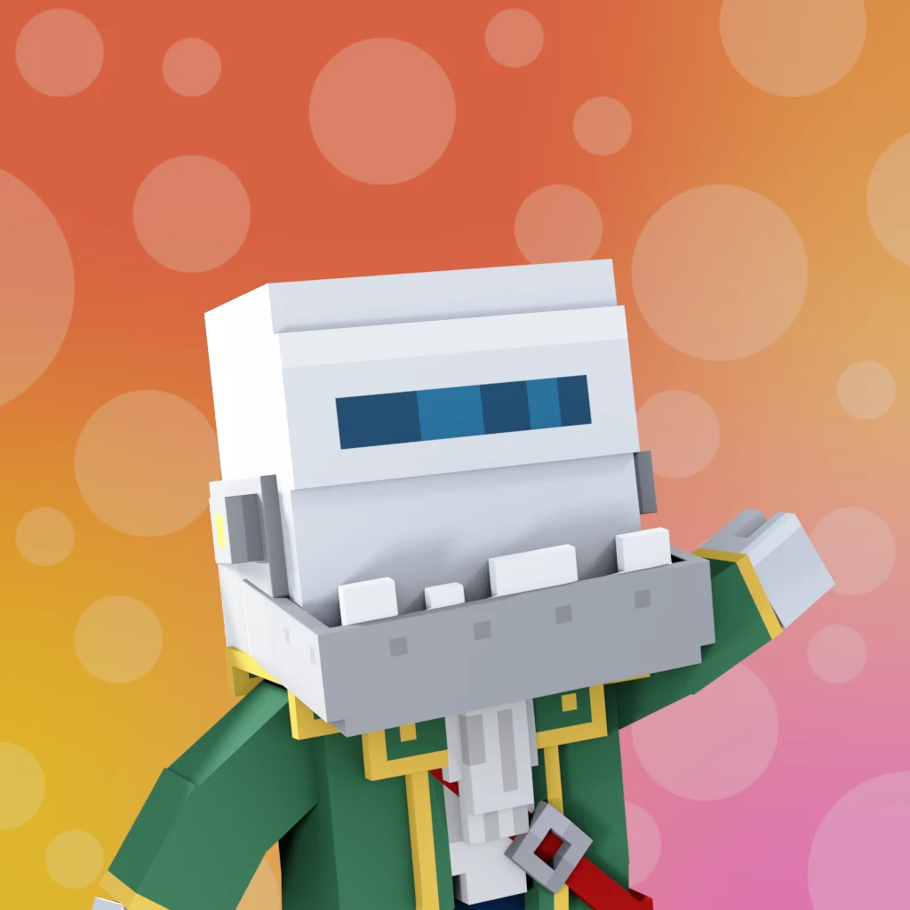 Pirate #6748 voxel render