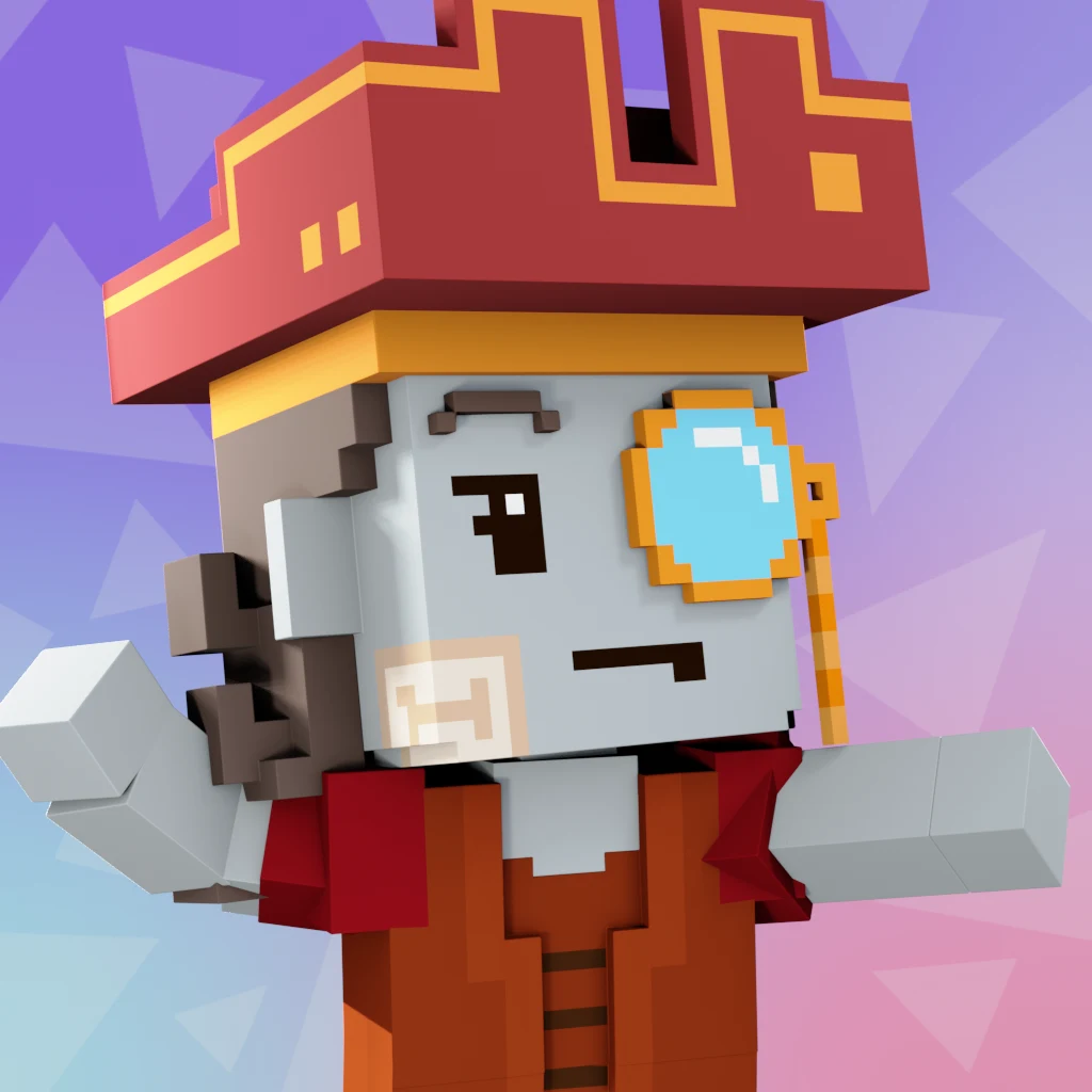 Pirate #6753 voxel render