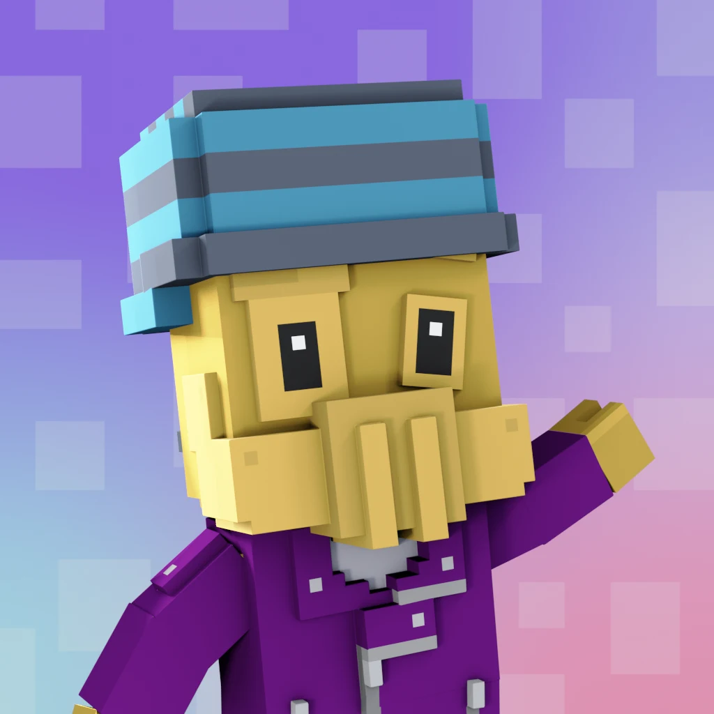 Pirate #6758 voxel render