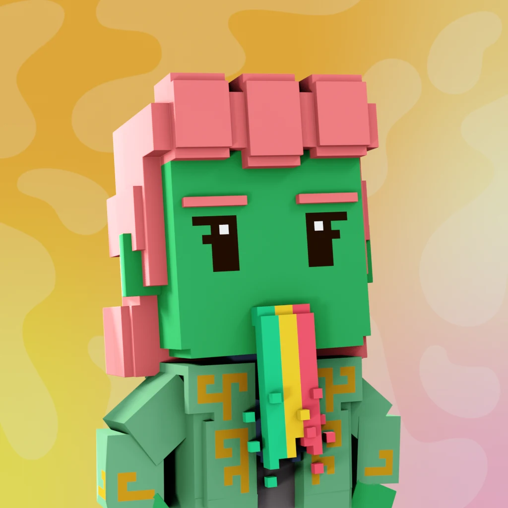 Pirate #676 voxel render
