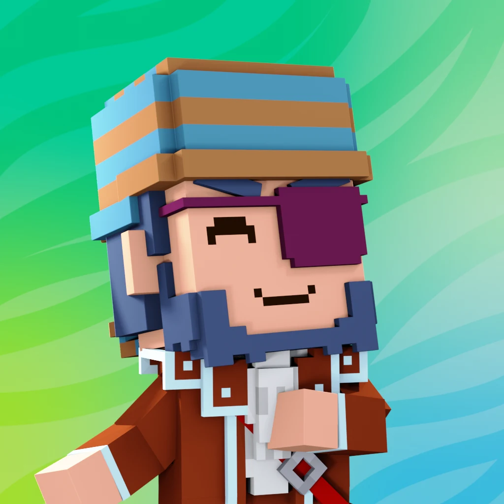 Pirate #6760 voxel render
