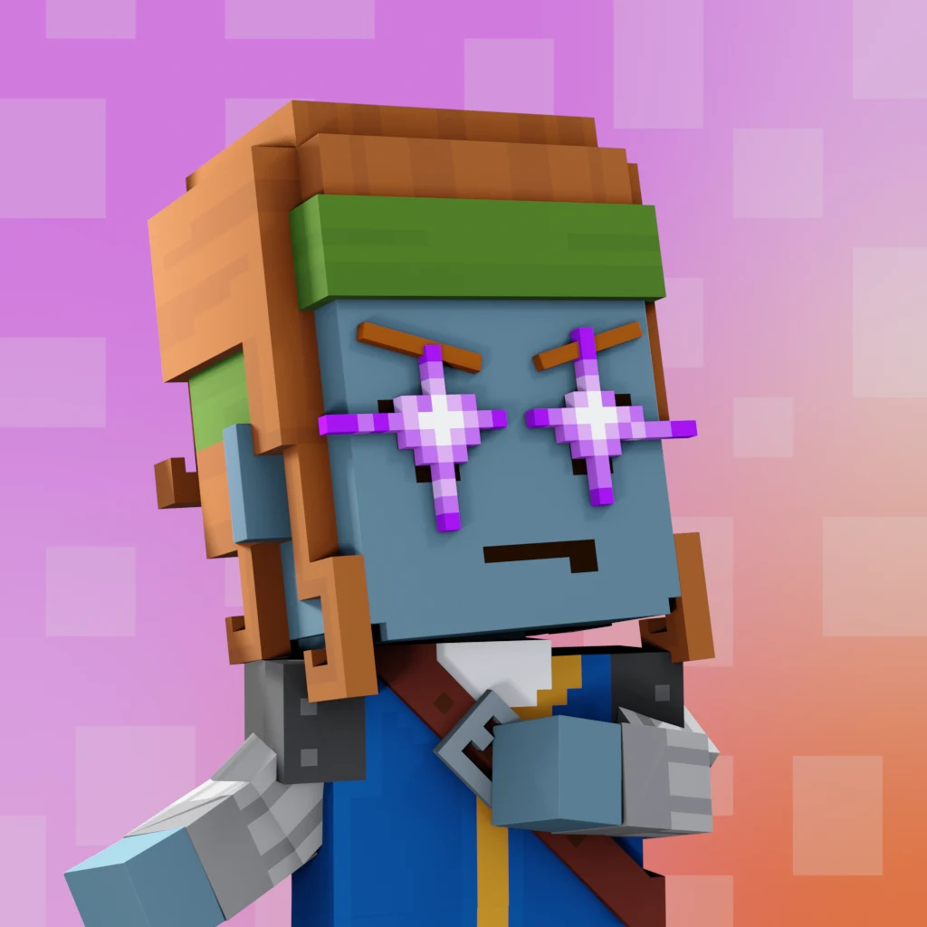 Pirate #6761 voxel render