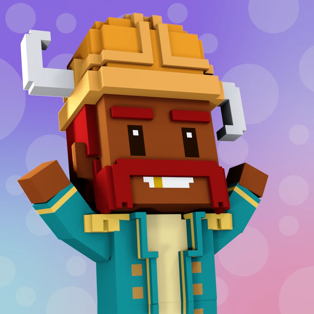 Pirate #6764 voxel render